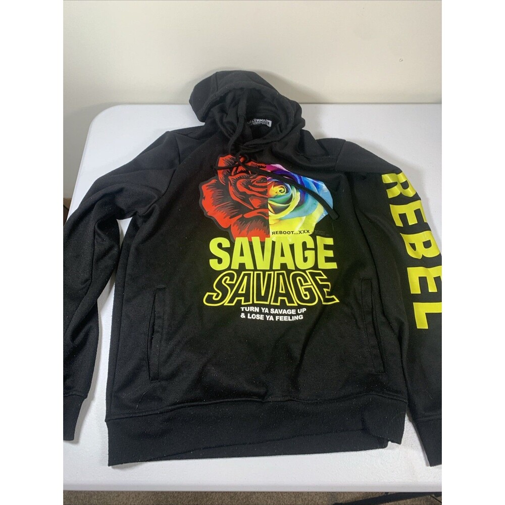 Rebel Minds Hoodie Savage Bicolor Rose Reboot xxx Size medium
